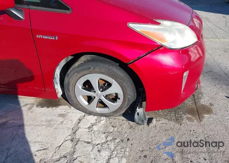 2013 Toyota Prius Four из США, поврежденный, VIN JTDKN3DU6D0347573